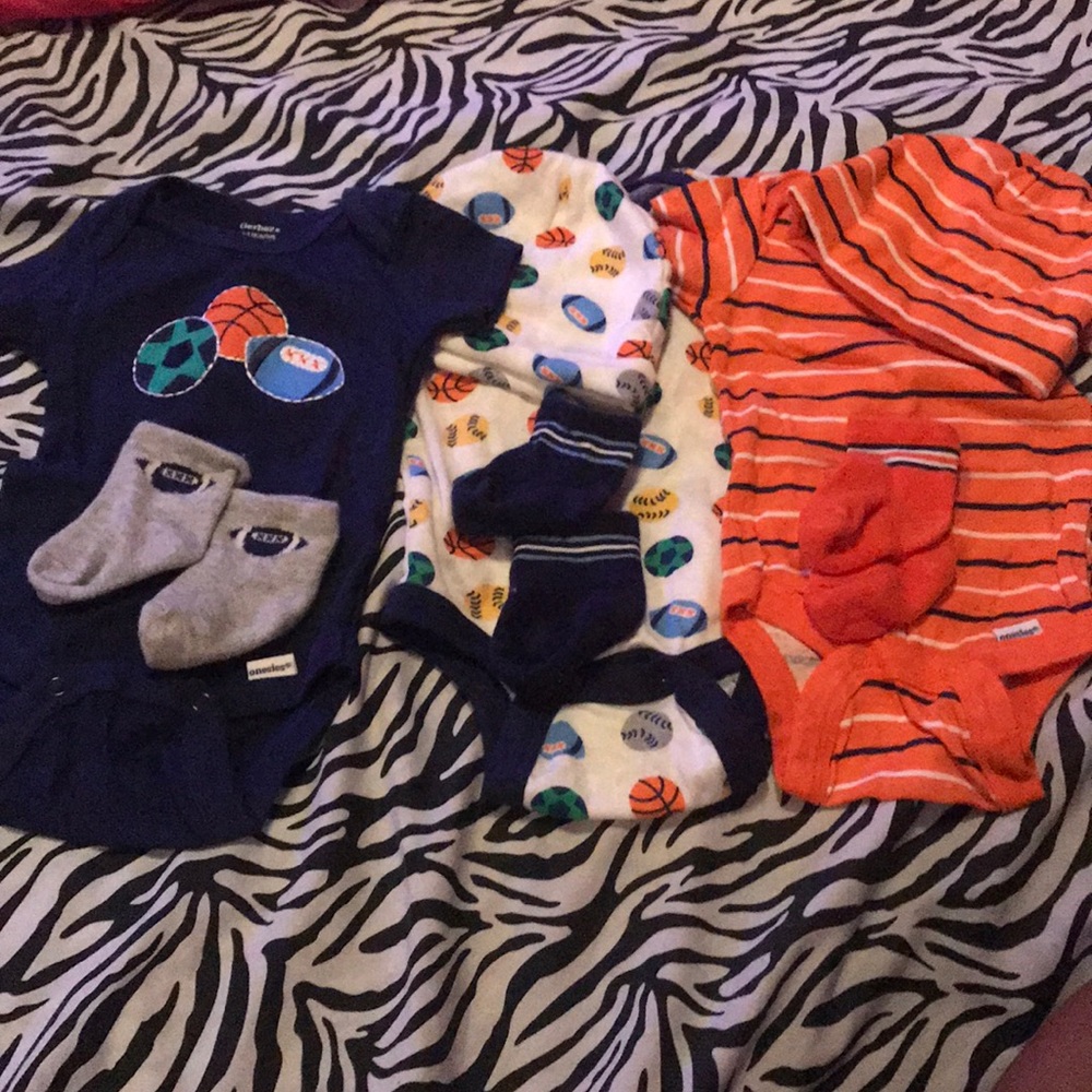 0-3 months baby boy set